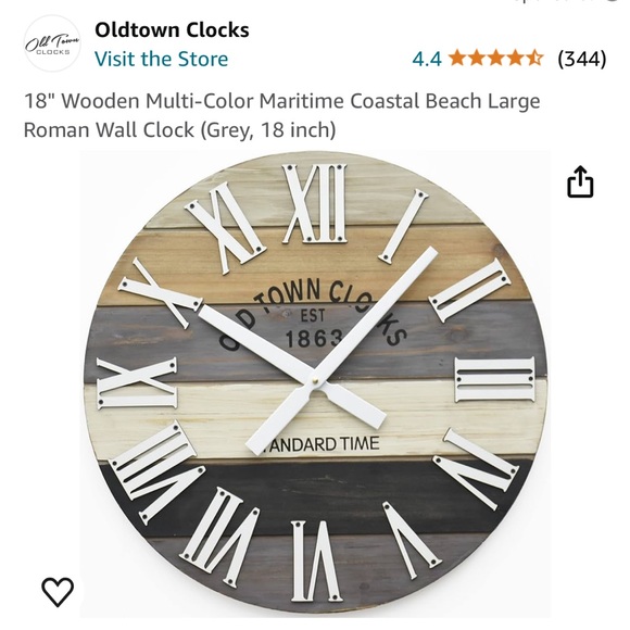 Old Town Clock 18” - Picture 2 of 3